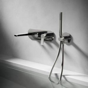 Bain douche mural 2 sorties Chromé ELEVATION - CRISTINA ONDYNA EL10251