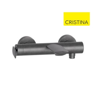 Mitigeur bain douche mural Métal Brossé FOIL - CRISTINA ONDYNA FL10777