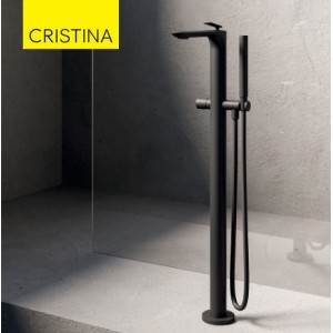 Mitigeur bain douche monocolonne Noir Mat FOIL - CRISTINA ONDYNA FL18913