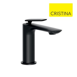 Mitigeur lavabo avec vidage Up & Down Noir Mat FOIL - CRISTINA ONDYNA FL22013
