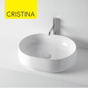 Vasque à poser céramique Blanc NOLITA - CRISTINA ONDYNA NOLI4601