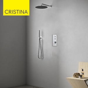 Pack douche Thermo Twist encastré 2 sorties TRIVERDE - CRISTINA ONDYNA XTV7220