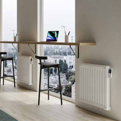 Radiateur électrique inertie fluide YALI DIGITAL PLUS 500W - FINIMETAL 3906052