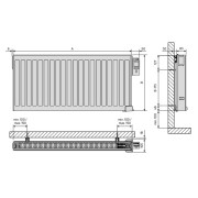 Radiateur électrique inertie fluide YALI DIGITAL PLUS 1250W - FINIMETAL 3906122