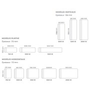 Radiateur electrique Vertical Fonte CHAMANE 2000W - INTUIS M119217