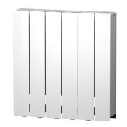 Radiateur électrique horizontal Blanc satiné AXINO 1500W - INTUIS M142115