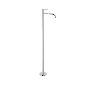 Mitigeur sur pied pour lavabo1 colonne verticale d’alimentation Chrome - TRES 26285305 