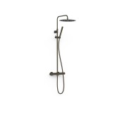 Ensemble de robinet thermostatique mural à 2 voies pour douche Noir bronze - TRES 19039302KMB 