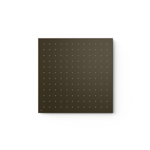 Pommeau de douche encastré au plafond Noir bronze - TRES 13495101KMB 