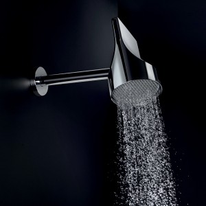 Pomme de douche spot avec bras Chromé Apice - CRISTINA ONDYNA PD10051