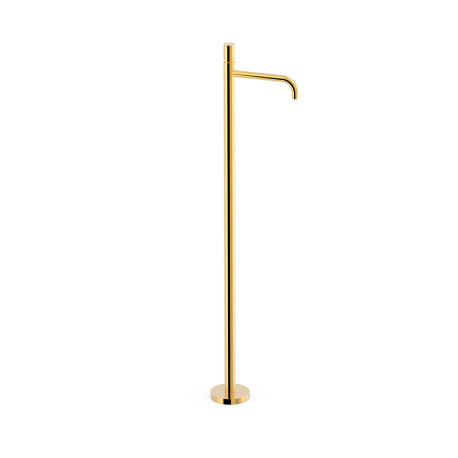 Mitigeur sur pied pour lavabo1 colonne verticale d’alimentation Or 24K - TRES 26285306OR 