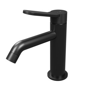 Mitigeur lavabo avec vidage up&down Chromé Noir Brossé East Side - CRISTINA ONDYNA ES22075