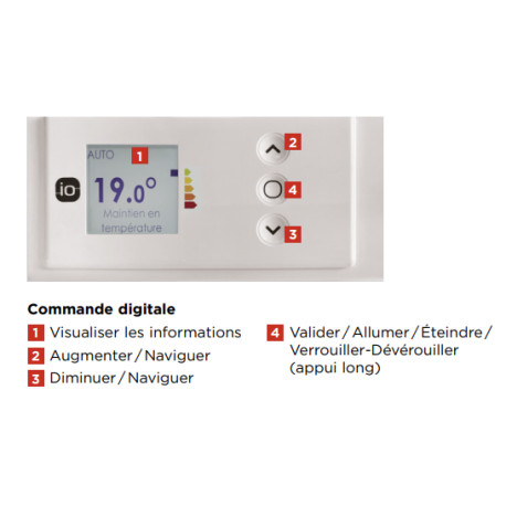 Radiateur électrique à inertie KENYA 4 Vertical - THERMOR
