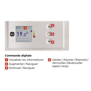 Radiateur électrique à inertie KENYA 4 Vertical - THERMOR