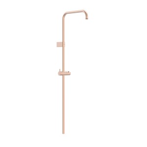 Barre de douche longue adaptable au robinet thermostatique mural Or Rose Mat 24K - TRES 03463501OPM 