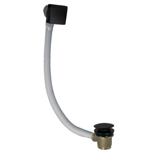 Bonde de vidage ronde clic-clac avec système de remplissage  Noir mat - TRES 03453440NM 