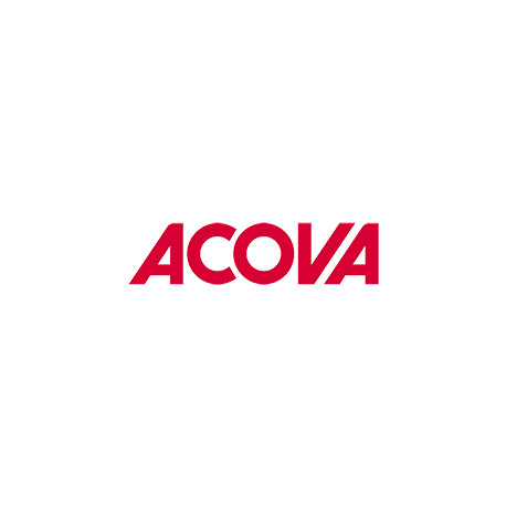 Embase pied Vuelta 3-6  col. Ral 9016 x3 - ACOVA 828791