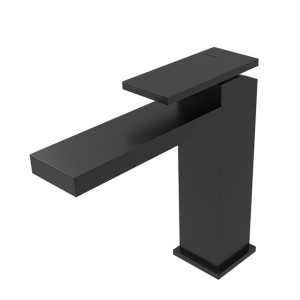 Mitigeur lavabo large Chromé Noir Brossé Tabula - CRISTINA ONDYNA TA26475