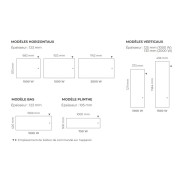 Radiateur connecté INTUIS CAMPALYS Horizontal