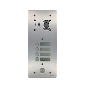 Platine 4 Bp Type Av4 Vidéo + Module Mh Inclus - COMELIT AV1004VIPTT 