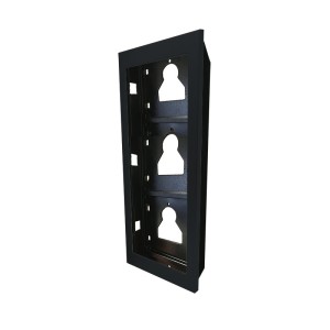 Châssis À Encastrer 3 Modules Ultra, Noir - COMELIT UT9163B 