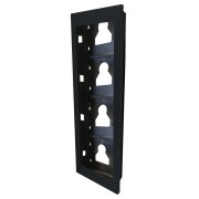 Châssis À Encastrer 4 Modules Ultra, Noir - COMELIT UT9164B 