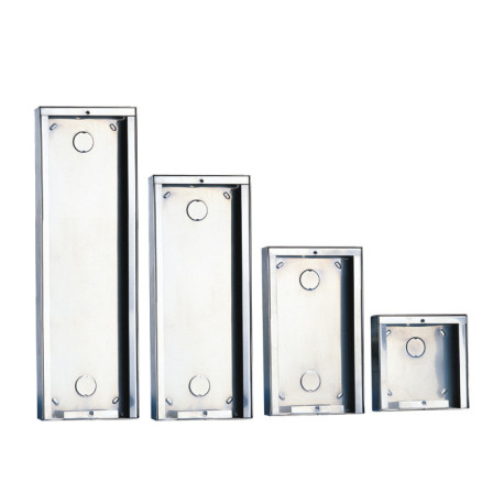 Boitier  Inox Montage Saillie Powercom 2 Modules - COMELIT 3316/2 
