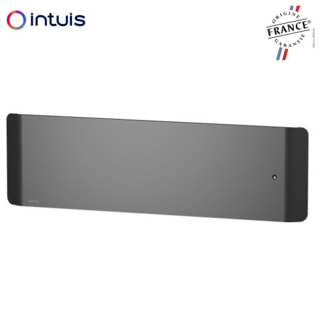 Radiateur Fonte NOIROT CALIDOO Nativ Plinthe 1000W anthracite connecté INTUIS M152423