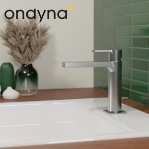 Lavabo Omega Medium + Vidage Metal Brosse  - CRISTINA ONDYNA OG22377