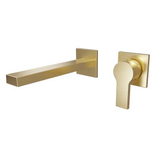 Mitigeur lavabo mural Or Brossé OMEGA - CRISTINA ONDYNA OG23796P