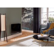 Radiateur fonte VERALI 1000W horizontal noir brillant - ATLANTIC 507659