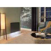 Radiateur fonte VERALI 1000W horizontal noir brillant - ATLANTIC 507659