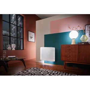 Radiateur fonte VERALI 1500W horizontal blanc brillant - ATLANTIC 507654
