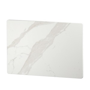 Radiateur à inertie KERAMOS Nativ Horizontal 1000W Céramique marbre blanc - INTUIS SIGNATURE K164113 