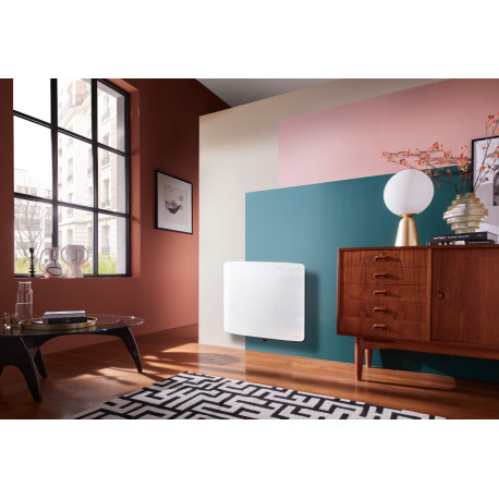 Radiateur fonte VERALI 1500W horizontal blanc brillant - ATLANTIC 507654