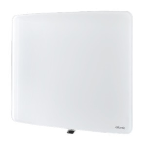 Radiateur fonte VERALI 1500W horizontal blanc brillant - ATLANTIC 507654