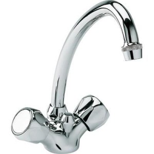 .LAVABO ORDO BEC HAUT MOBILE CHROME + Vidage - CRISTINA ONDYNA OR11051