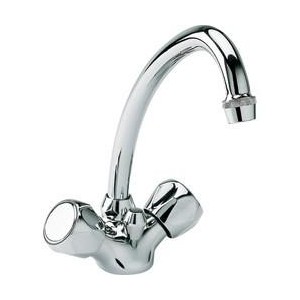 .LAVABO ORDO BEC HAUT MOBILE CHROME + Vidage - CRISTINA ONDYNA OR11051