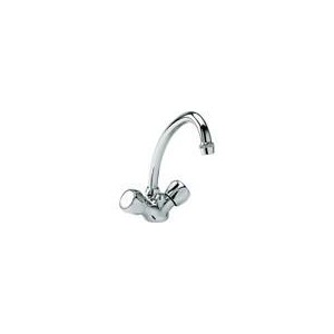 .LAVABO ORDO BEC HAUT MOBILE CHROME + Vidage - CRISTINA ONDYNA OR11051