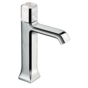 MITIGEUR LAVABO ITALY REGULAR  POIGNEE CALACATTA AVEC VIDAGE UP&DOWN - CRISTINA ONDYNA IT22051CC