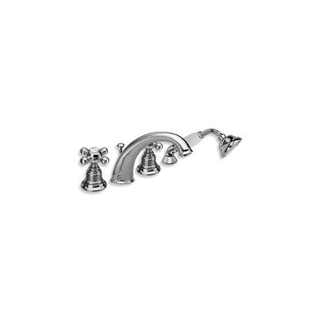 BAIN/DOUCHE PARIGI 4 TROUS SUR GORGE CHROME - CRISTINA ONDYNA PG10451
