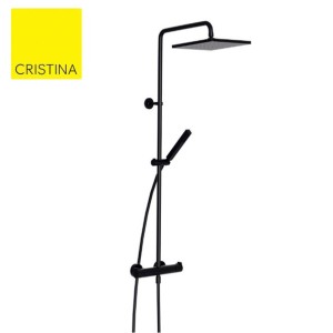 Colonne De Douche Omega Thermostatique Complete Blackmat  - CRISTINA ONDYNA OG48613
