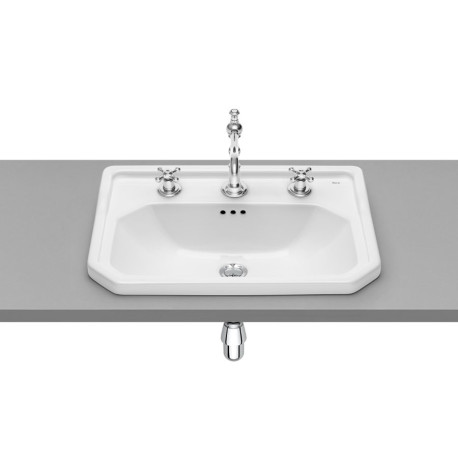 Vasque à encastrer 3 trous CARMEN Blanc - ROCA A3270A5003