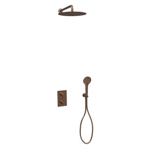 Pack Omega Thermostatique 2 Sorties Or Rose Brossé  - CRISTINA ONDYNA XOG75234P 