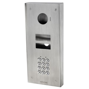 Façade inox saillie KVKS avec clavier 100 codes pour kits vidéo encastrés JV -130447