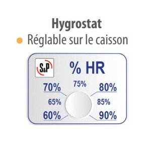 Kit VMC Deco DHU K à sondes thermo-hygrométriques - S&P 603116