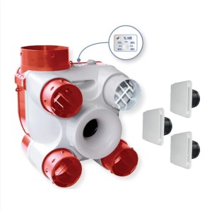 Kit VMC Deco DHU K à sondes thermo-hygrométriques - S&P 603116