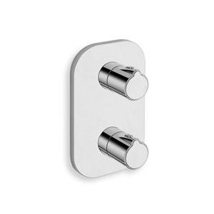 FACADE EXTERNE NEW DAY THERMOSTATIQUE DOUCHE 2 SORTIES CHROME - CRISTINA ONDYNA XE85251