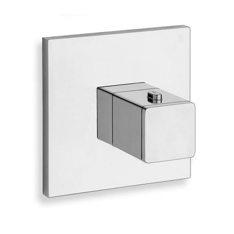 FACADE EXTERNE QUADRI  1 SORTIE POUR MECANISME PD70000 CHROME - CRISTINA ONDYNA XQ80051