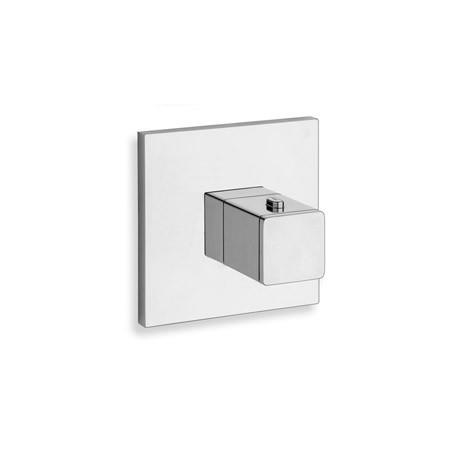 FACADE EXTERNE QUADRI  1 SORTIE POUR MECANISME PD70000 CHROME - CRISTINA ONDYNA XQ80051